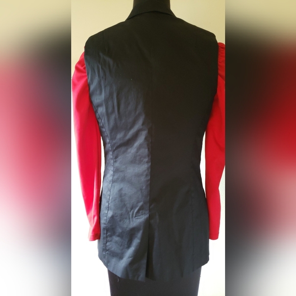 Long black vest Sz 10 - Picture 7 of 11